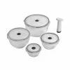 Sortie ⭐ Compactor Boites De Conservation Alimentaire Lot De 4 Boîtes Alimentaires Sous Vide + Pompe ???? -pots et bonbonnières Soldes lot de 4 boites alimentaires sous vide pompe