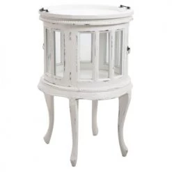 Meilleur prix ✨ Aubry Gaspard Accessoires De Rangement De Cuisine Meuble Range-bouteilles Avec Plateau ???? -pots et bonbonnières Soldes meuble range bouteilles avec plateau 3