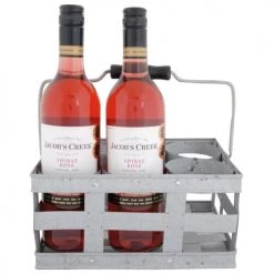 De gros ???? Esschert's Garden Accessoires De Rangement De Cuisine Panier à Bouteilles Zinc Vieilli ????