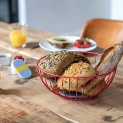 Promo ???? Remember Corbeilles à Pain Et à Fruits Panier à Fruit Chilli D25,5cm ???? -pots et bonbonnières Soldes panier a fruit chilli d25 5cm 5