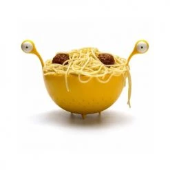 Promo ❤️ PA Design Accessoires De Rangement De Cuisine Passoire Jaune à Spaghetti Monstre ???? -pots et bonbonnières Soldes passoire jaune a spaghetti monstre 2