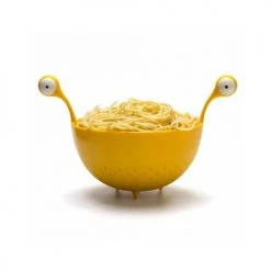 Promo ❤️ PA Design Accessoires De Rangement De Cuisine Passoire Jaune à Spaghetti Monstre ???? -pots et bonbonnières Soldes passoire jaune a spaghetti monstre 3