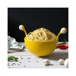 Promo ❤️ PA Design Accessoires De Rangement De Cuisine Passoire Jaune à Spaghetti Monstre ???? -pots et bonbonnières Soldes passoire jaune a spaghetti monstre 5