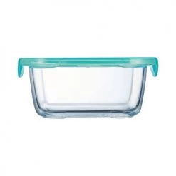 Budget ✔️ Luminarc Boites De Conservation Alimentaire Petite Boite De Conservation Carrée + Couvercle Lagoon 38cl ???? -pots et bonbonnières Soldes petite boite de conservation carree couvercle lagoon 38cl 2