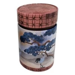 Grosses soldes ⭐ Eigeinart Boites De Conservation Alimentaire Petite Boîte Grue Pour Le Thé Contenance 150g ???? -pots et bonbonnières Soldes petite boite grue marron et bleue pour le the contenance 150g