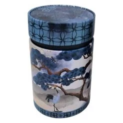 Grosses soldes ???? Eigeinart Boites De Conservation Alimentaire Petite Boîte Grue Marron Et Bleue Pour Le Thé Contenance 150g ⭐ -pots et bonbonnières Soldes petite boite grue pour le the contenance 150g 3