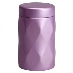 Remise ???? Enesco Boites De Conservation Alimentaire Petite Boite Métallique Lilas Pour Le Thé 150G ????