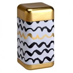 Remise ???? Enesco Boites De Conservation Alimentaire Petite Boite Vagues Pour Le Thé Contenance 200g ????