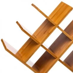 Meilleur prix ✨ Five Simply Smart Accessoires De Rangement De Cuisine Porte Bouteilles En Bambou - 46.5x16.5x32cm ???? -pots et bonbonnières Soldes porte bouteilles en bambou 46 5x16 5x32cm 2