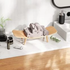 Sortie ???? Umbra Accessoires De Rangement De Cuisine Porte-bouteilles En Bois Naturel ✔️ -pots et bonbonnières Soldes porte bouteilles en bois naturel 2