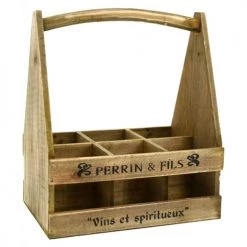 Vente flash ???? Aubry Gaspard Accessoires De Rangement De Cuisine Porte-bouteilles En Bois Vieilli Perrin &amp, Fils ????