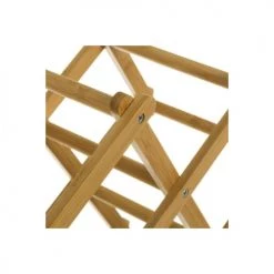 Grosses soldes ???? Wadiga Accessoires De Rangement De Cuisine Porte Bouteilles Pliable En Bambou ???? -pots et bonbonnières Soldes porte bouteilles pliable en bambou 2