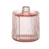 Grosses soldes ???? Maisons Du Monde Accessoires De Rangement De Cuisine Pot à Cotons En Verre Rose ???? -pots et bonbonnières Soldes pot a cotons en verre rose 1000 10 34 228609 1
