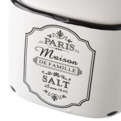 De gros ???? Wadiga Bocaux, Pots Et Bonbonnières Pot à Sel Mural En Céramique Blanche ???? -pots et bonbonnières Soldes pot a sel mural en ceramique blanche 2