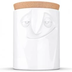 Coupon ✨ Tassen Bocaux, Pots Et Bonbonnières Pot Alimentaire En Porcelaine Et Liége 1,7L ????