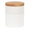 Meilleur prix ???? Maisons Du Monde Bocaux, Pots Et Bonbonnières Pot En Grès écru, Gris Et Marron Et Couvercle En Acacia H11 ???? -pots et bonbonnières Soldes pot en gres ecru gris et marron et couvercle en acacia h11 1000 7 21 216706 3