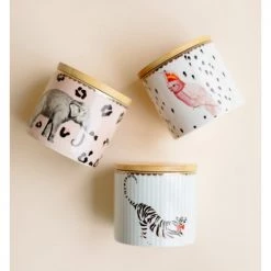 De gros ???? Yvonne Ellen Bocaux, Pots Et Bonbonnières Pot Hermétique Tigre 9 Cm ???? -pots et bonbonnières Soldes pot hermetique tigre 9 cm 5