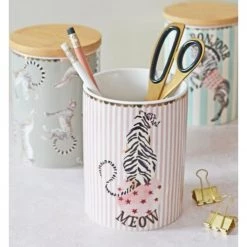 Grosses soldes ???? Yvonne Ellen Bocaux, Pots Et Bonbonnières Pot Hermétique Tigre H14cm ???? -pots et bonbonnières Soldes pot hermetique tigre h14cm 4