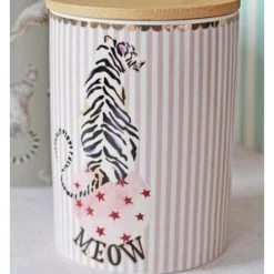 Grosses soldes ???? Yvonne Ellen Bocaux, Pots Et Bonbonnières Pot Hermétique Tigre H14cm ???? -pots et bonbonnières Soldes pot hermetique tigre h14cm 5