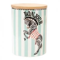 Tout neuf ⭐ Yvonne Ellen Bocaux, Pots Et Bonbonnières Pot Hermétique Zèbre H14cm ✨