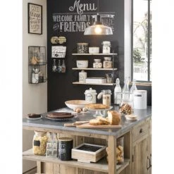 Acheter ???? Maisons Du Monde Accessoires De Rangement De Cuisine Pot Oignon En Métal ❤️ -pots et bonbonnières Soldes pot oignon en metal 1000 4 10 163272 4