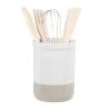 Grosses soldes ???? Maisons Du Monde Accessoires De Rangement De Cuisine Pot Ustensiles En Grès écru Et Gris H16 ⭐ -pots et bonbonnières Soldes pot ustensiles en gres ecru et gris h16 1000 14 7 227967 1