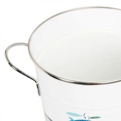 Sortie ???? Maisons Du Monde Accessoires De Rangement De Cuisine Poubelle De Table En Métal Imprimé Bleu Et Blanc ???? -pots et bonbonnières Soldes poubelle de table en metal imprime bleu et blanc 1000 4 26 224829 3