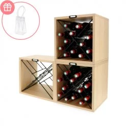 Meilleur prix ???? Compactor Accessoires De Rangement De Cuisine Range-bouteilles 36 Bouteilles ???? -pots et bonbonnières Soldes range bouteilles 36 bouteilles 5