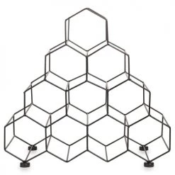 Promo ???? Maisons Du Monde Accessoires De Rangement De Cuisine Range-bouteilles En Métal Noir ???? -pots et bonbonnières Soldes range bouteilles en metal noir 1000 2 37 164324 2