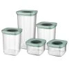 Budget ???? BergHoff Boites De Conservation Alimentaire Récipients Alimentaires Herméthiques En Pvc Set De 5 Pcs ???? -pots et bonbonnières Soldes recipients alimentaires hermethiques en pvc set de 5 pcs