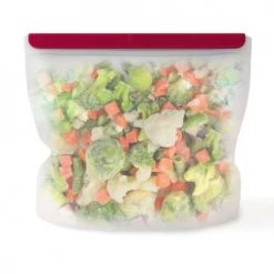 Promo ???? Youdoit Boites De Conservation Alimentaire Sac En Silicone Refermable 1L ✔️ -pots et bonbonnières Soldes sac en silicone refermable 1l 2