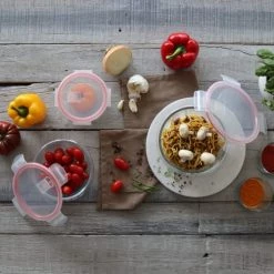 De gros ???? Menastyl Boites De Conservation Alimentaire Set De 10 Boîtes Hermétiques En Verre Avec Couvercle ???? -pots et bonbonnières Soldes set de 10 boites hermetiques en verre avec couvercle 5