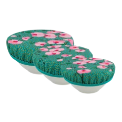 Top 10 ???? Pylones Boites De Conservation Alimentaire Set De 3 Couvre Bols ???? -pots et bonbonnières Soldes set de 3 couvre bols 19