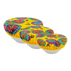 Top 10 ???? Pylones Boites De Conservation Alimentaire Set De 3 Couvre Bols ???? -pots et bonbonnières Soldes set de 3 couvre bols 21