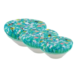 Nouveau ❤️ Pylones Boites De Conservation Alimentaire Set De 3 Couvre Bols ???? -pots et bonbonnières Soldes set de 3 couvre bols 24