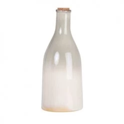 Meilleure affaire ???? Maisons Du Monde Boites De Conservation Alimentaire Vinaigrier En Grès Gris Et Blanc Avec Bouchon ????